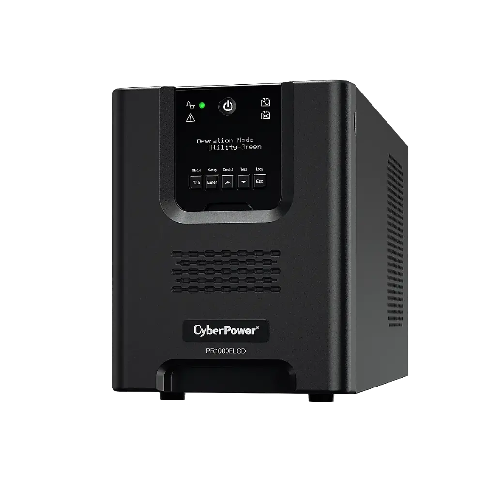 [PR1000ELCD] CyberPower PR1000ELCD - Premium Professional Tower UPS (900 W 1 kVA)