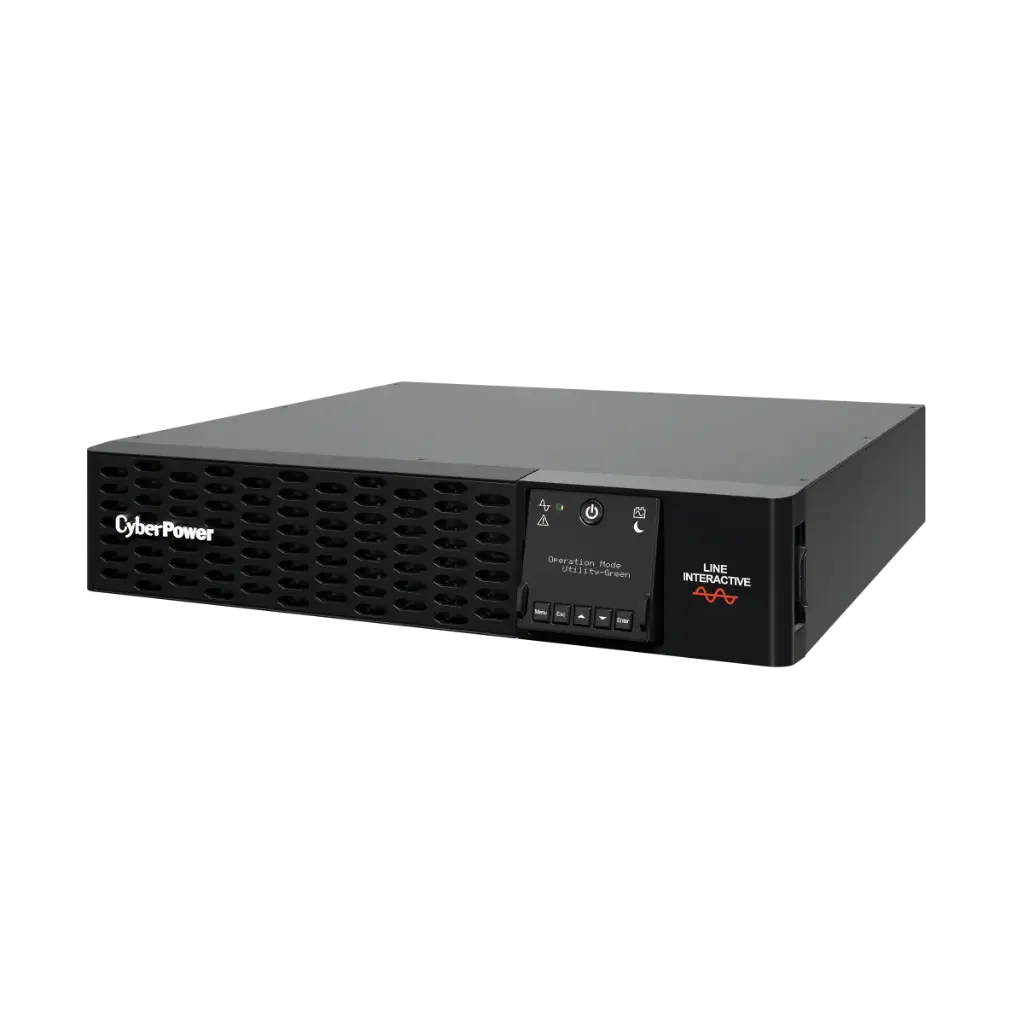 CyberPower PR1000ERT2U - 1 kVA / 1 kW Line Interactive Rackmount UPS (2U)
