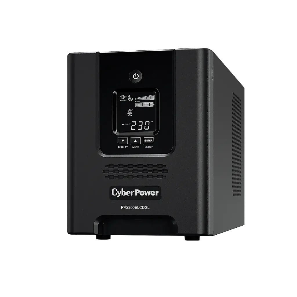 CyberPower PR2200ELCDSL – 2.2 kVA / 1.98 kW Pure Sine Wave Tower UPS
