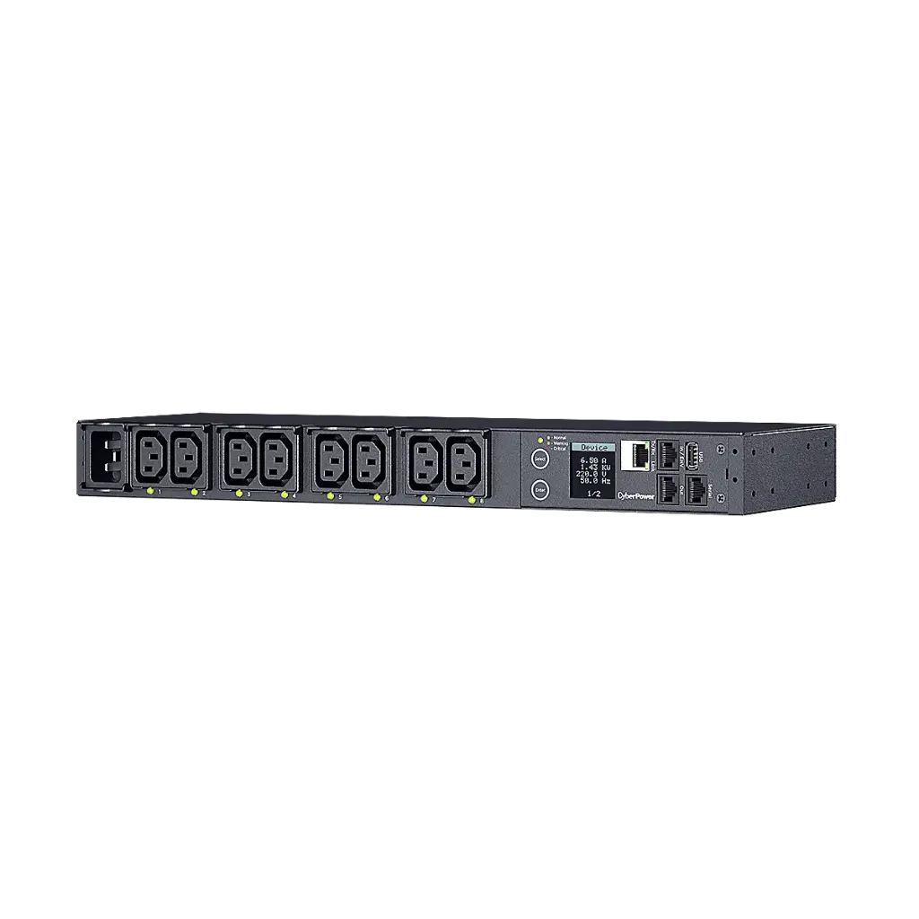 CyberPower PDU81005 – Switched ATS PDU with Metered-by-Outlet Monitoring (200–240V, 16A)