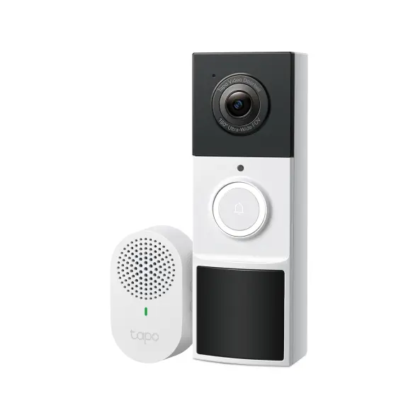 Tapo D210 – Smart Battery Video Doorbell (2K / 3MP, Chime included)
