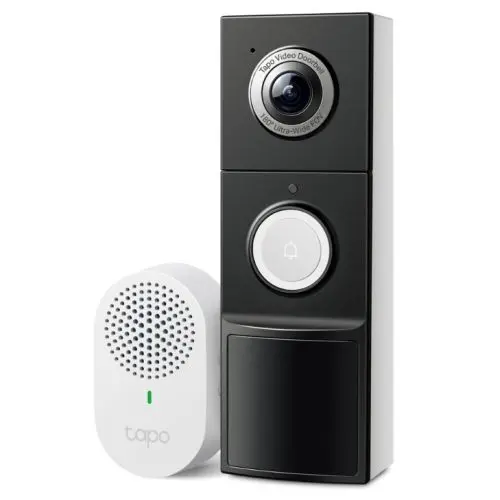 TP-Link Tapo D235 – Smart Video Doorbell (2K 5MP, Hard-wired or Battery, Ultra-Wide View)