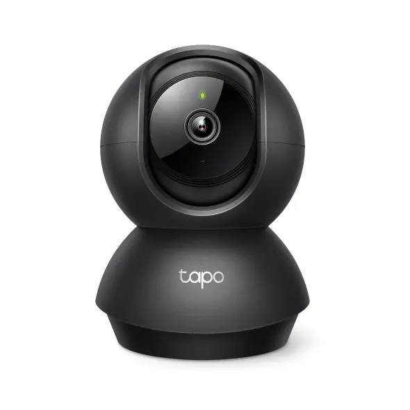 Tapo C201 Indoor 1080P Wi-Fi Security Camera with Pan/Tilt/Zoom, Black
