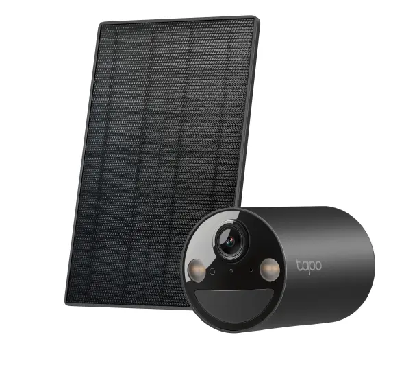 Tapo C411 KIT Solar-Powered 2K Security Camera, Black Edition