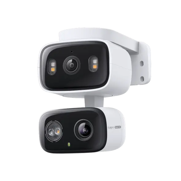 Tapo C246D Indoor/Outdoor Dual Lens Security Camera with Pan/Tilt/Zoom