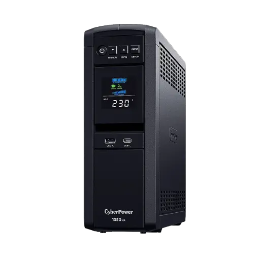 [CP1350EPFCLCD-UK] CyberPower CP1350EPFCLCD‑UK – 1350 VA / 810 W Pure Sine-Wave UPS