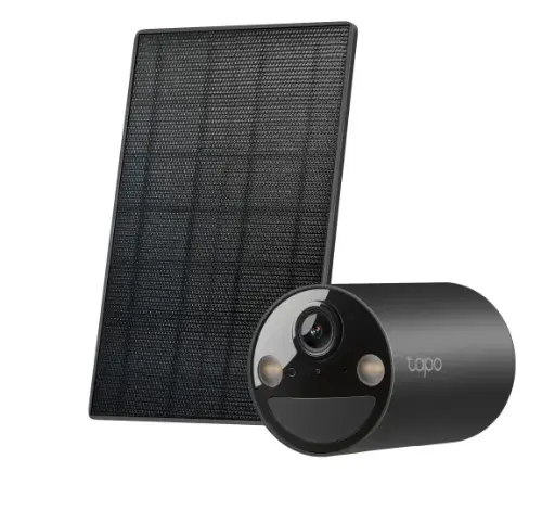 [TAPO C411 KIT] Tapo C411 KIT Solar-Powered 2K Security Camera, Black Edition